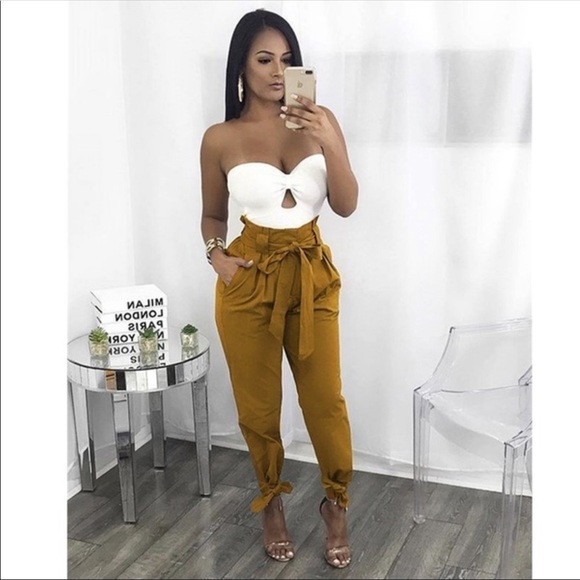 Paperbag jogger pants - Picture 1 of 5